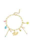 Elegant Gold Color Charm Bracelet for Every Occasion