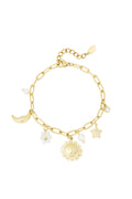 Elegant Charm Bracelets in Silver & Gold