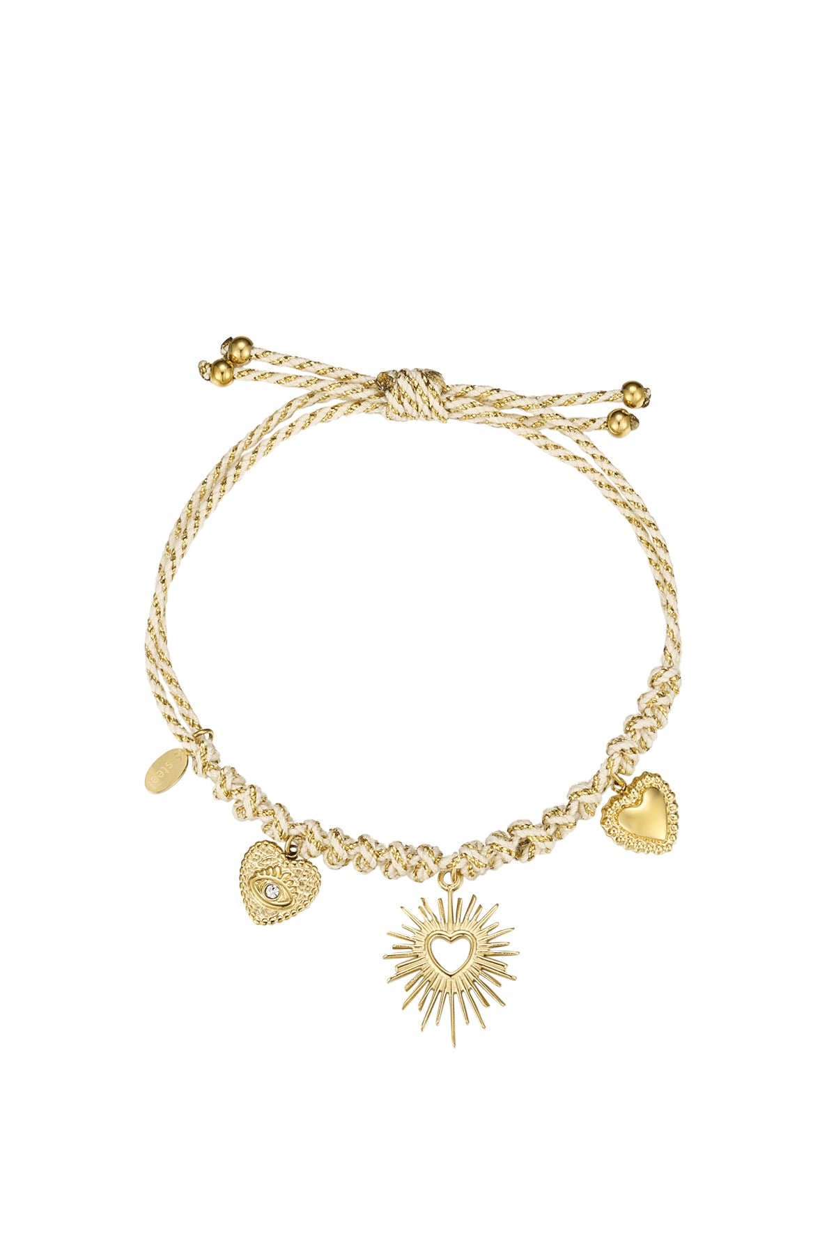 Pulsera unida en amor - Color verde y dorado