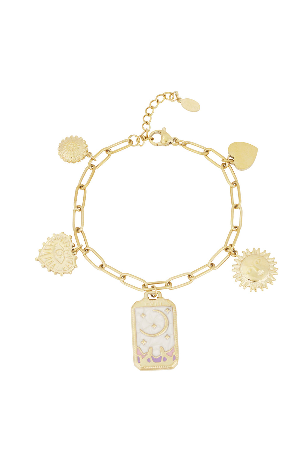 Elegant Charm Bracelets in Silver & Gold