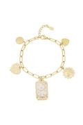 Elegant Charm Bracelets in Silver & Gold