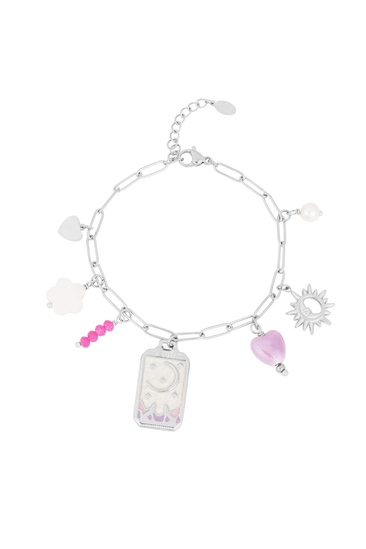 pulsera charm luna pequeña