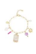pulsera charm luna pequeña