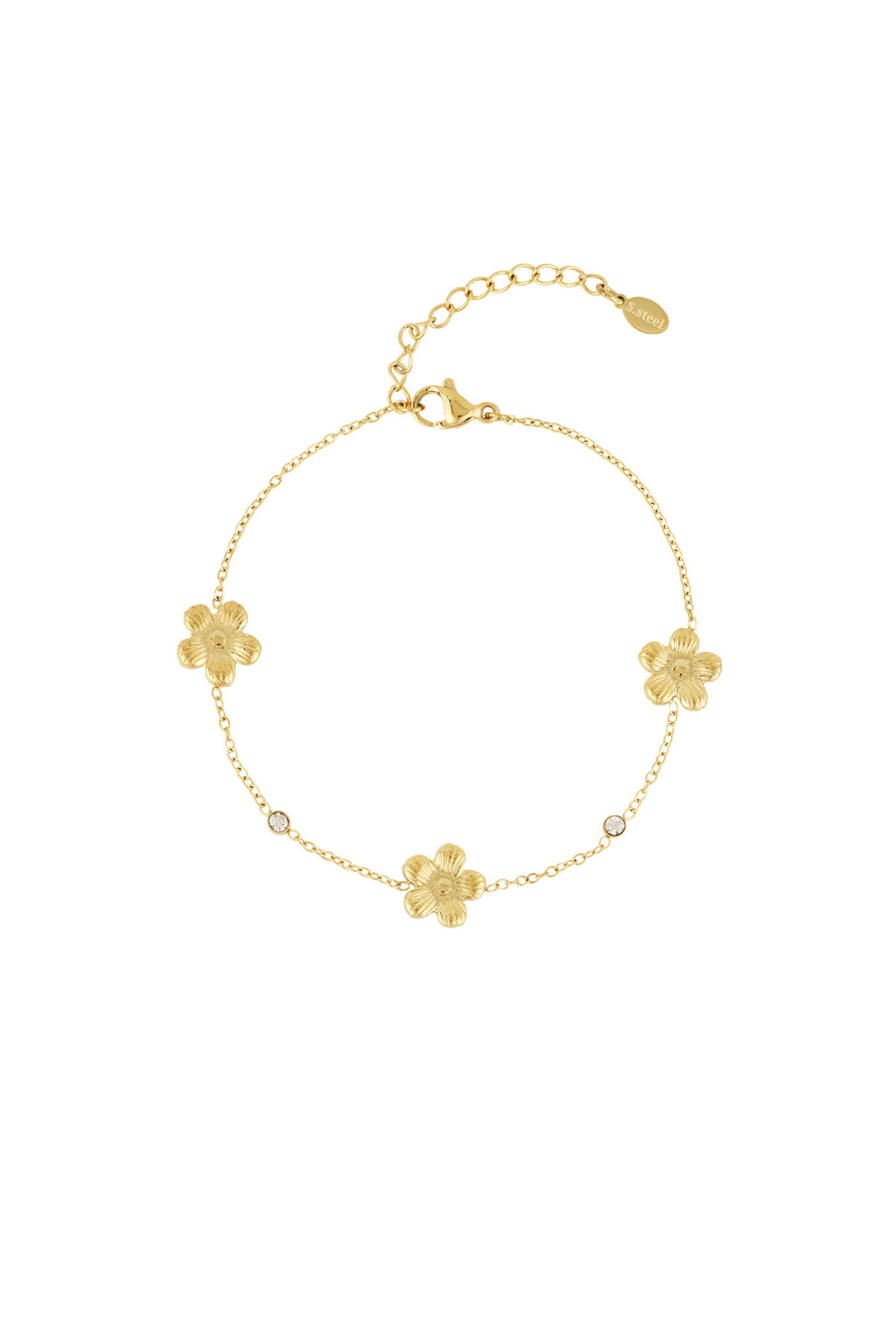 Stylish Stainless Steel Charm Bracelets in Silver & Gold