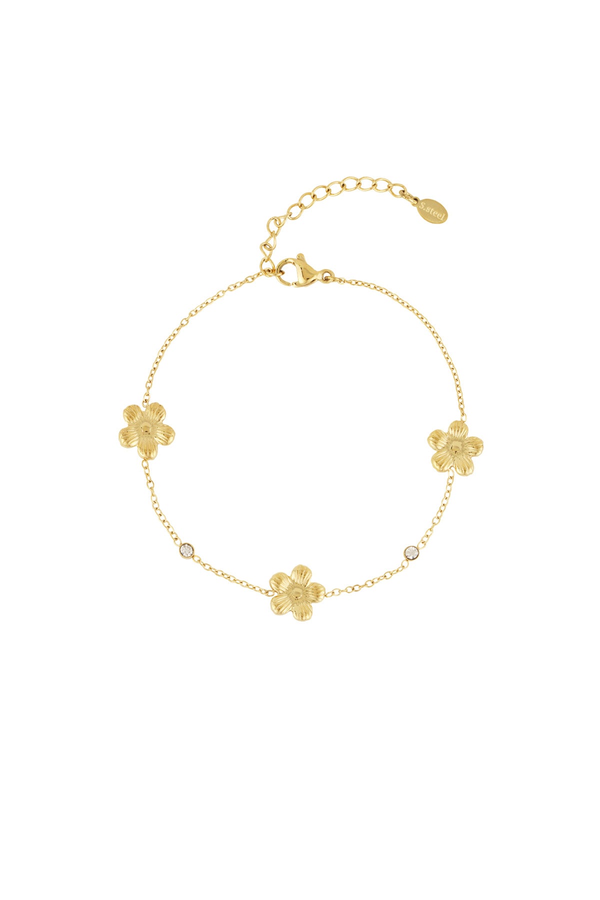 Stylish Stainless Steel Charm Bracelets in Silver & Gold
