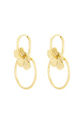 Elegant Statement Drop Earrings in Silver and Gold