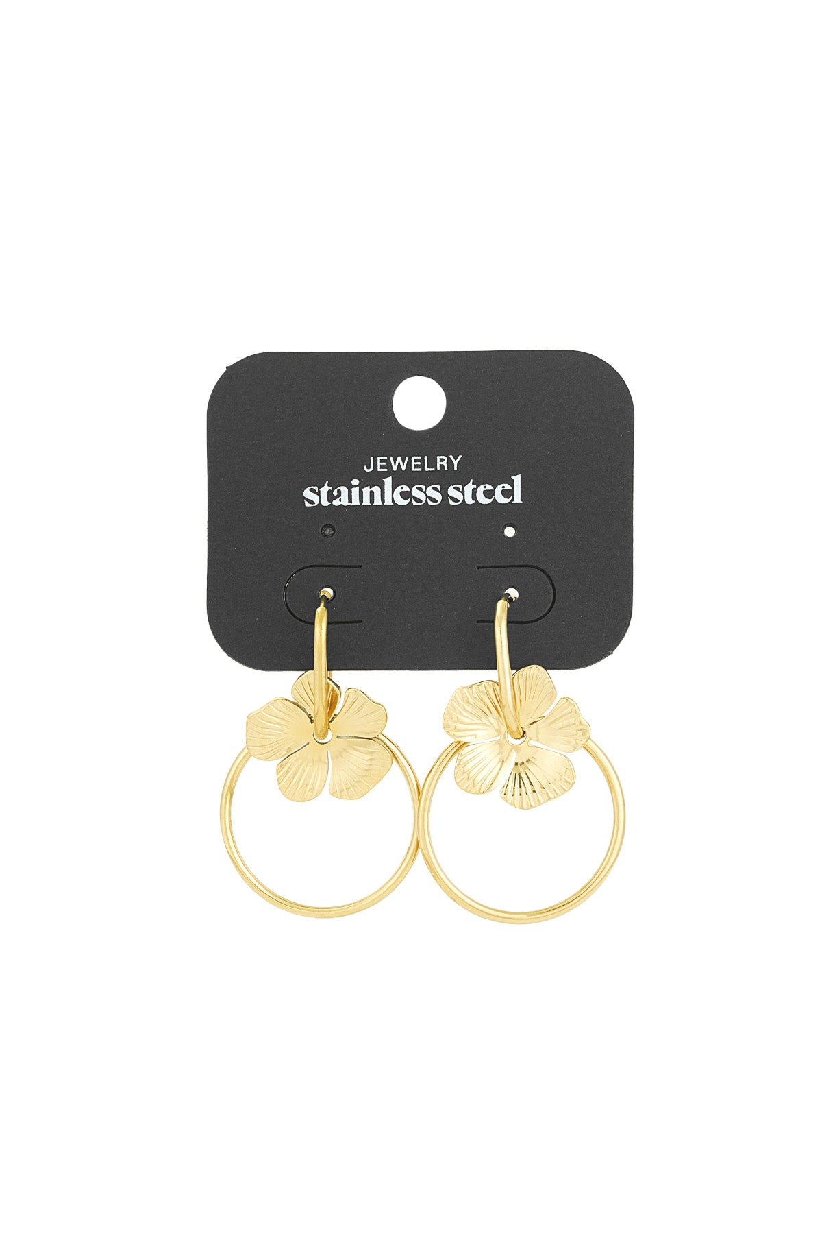 Elegant Statement Drop Earrings in Silver and Gold