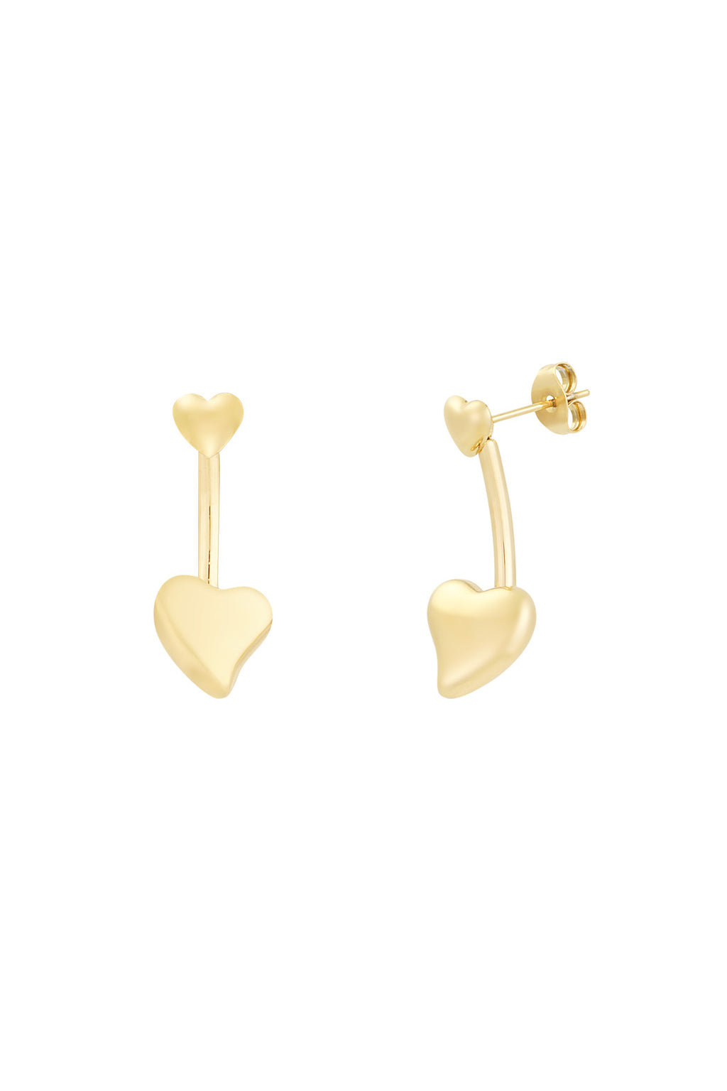 Elegant Mini Stud Earrings in Silver & Gold