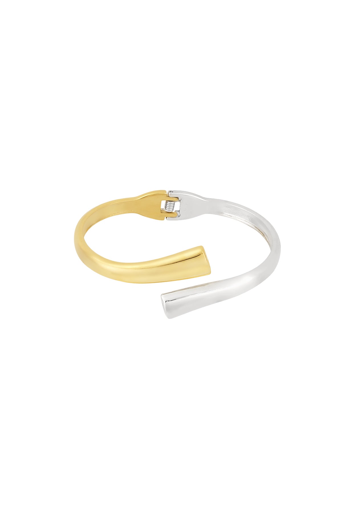 Elegant Cuff Bracelets in Silver, Gold, and Two-Tone