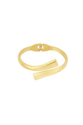 Elegant Cuff Bracelets in Silver, Gold, and Two-Tone