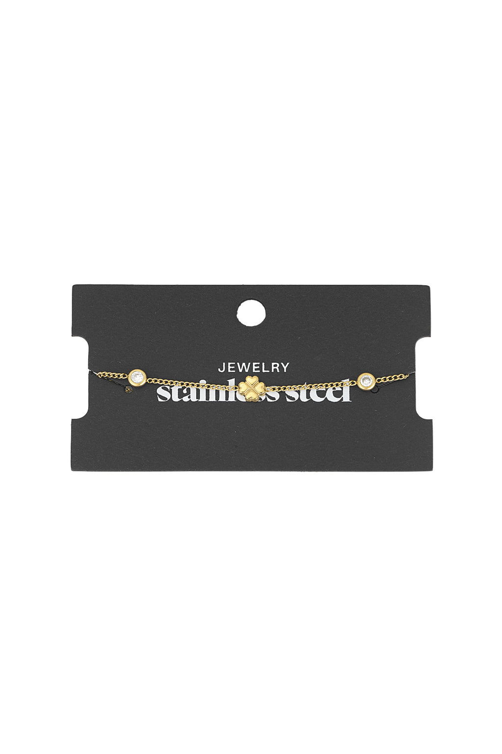 Elegant Stainless Steel Charm Bracelets in Silver & Gold