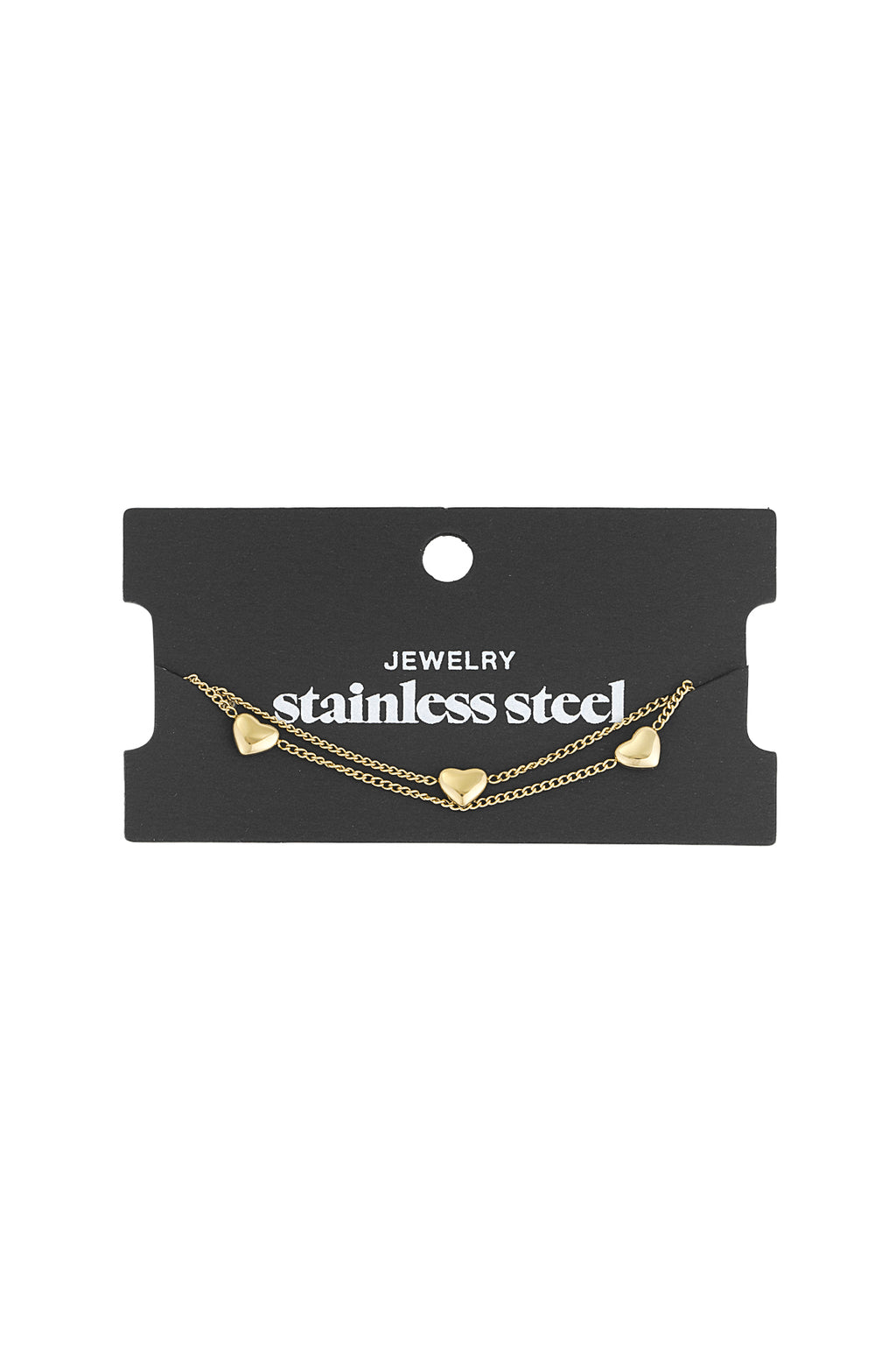 Elegant Stainless Steel Charm Bracelets - Silver & Gold
