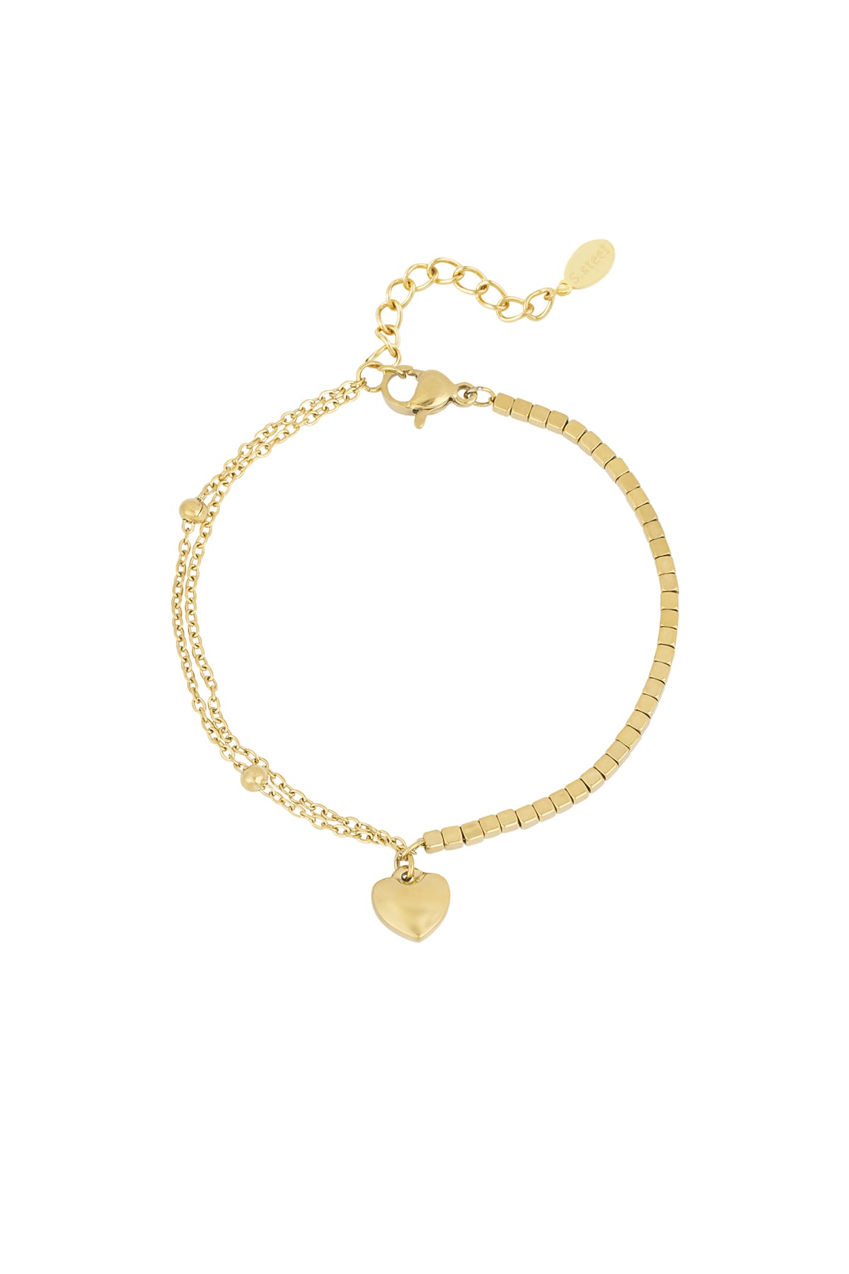 Pulsera Corazón Refugio - Color Oro