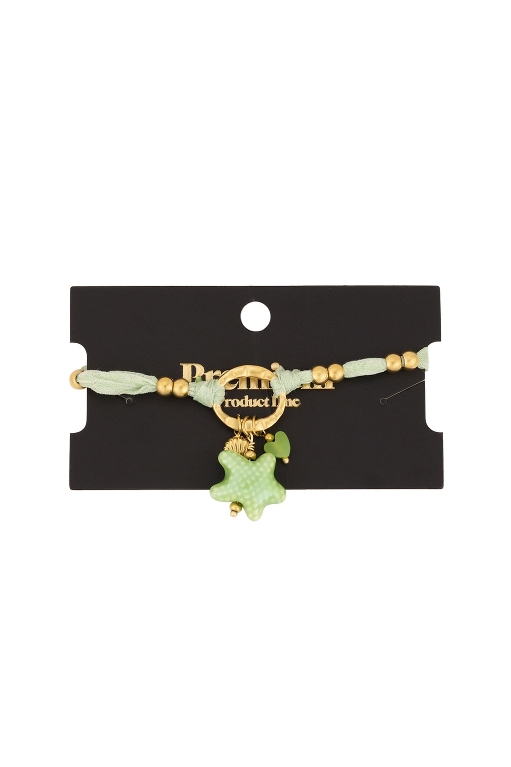 Elegant Green Statement Braided Bracelet