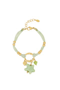 Elegant Green Statement Braided Bracelet