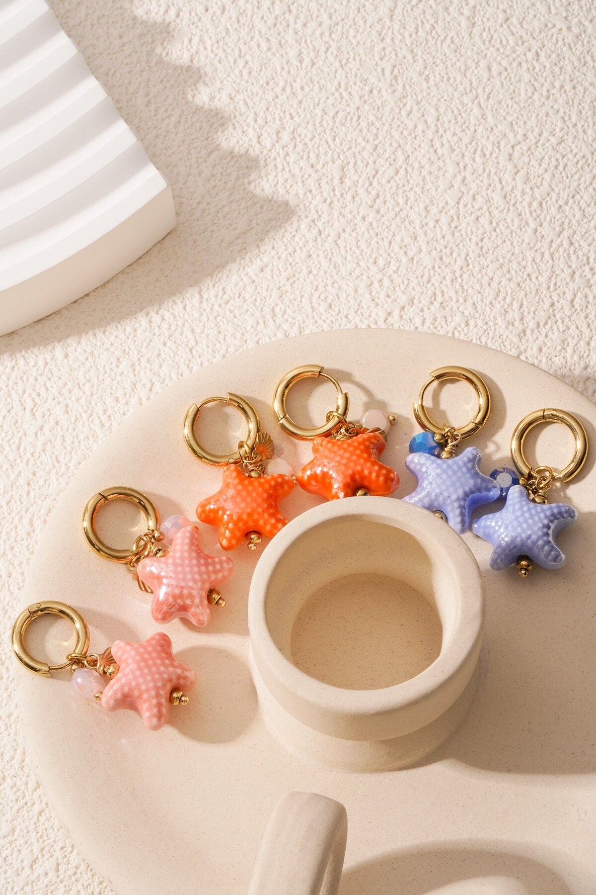 Elegant Starfish Drop Earrings for Spring/Summer