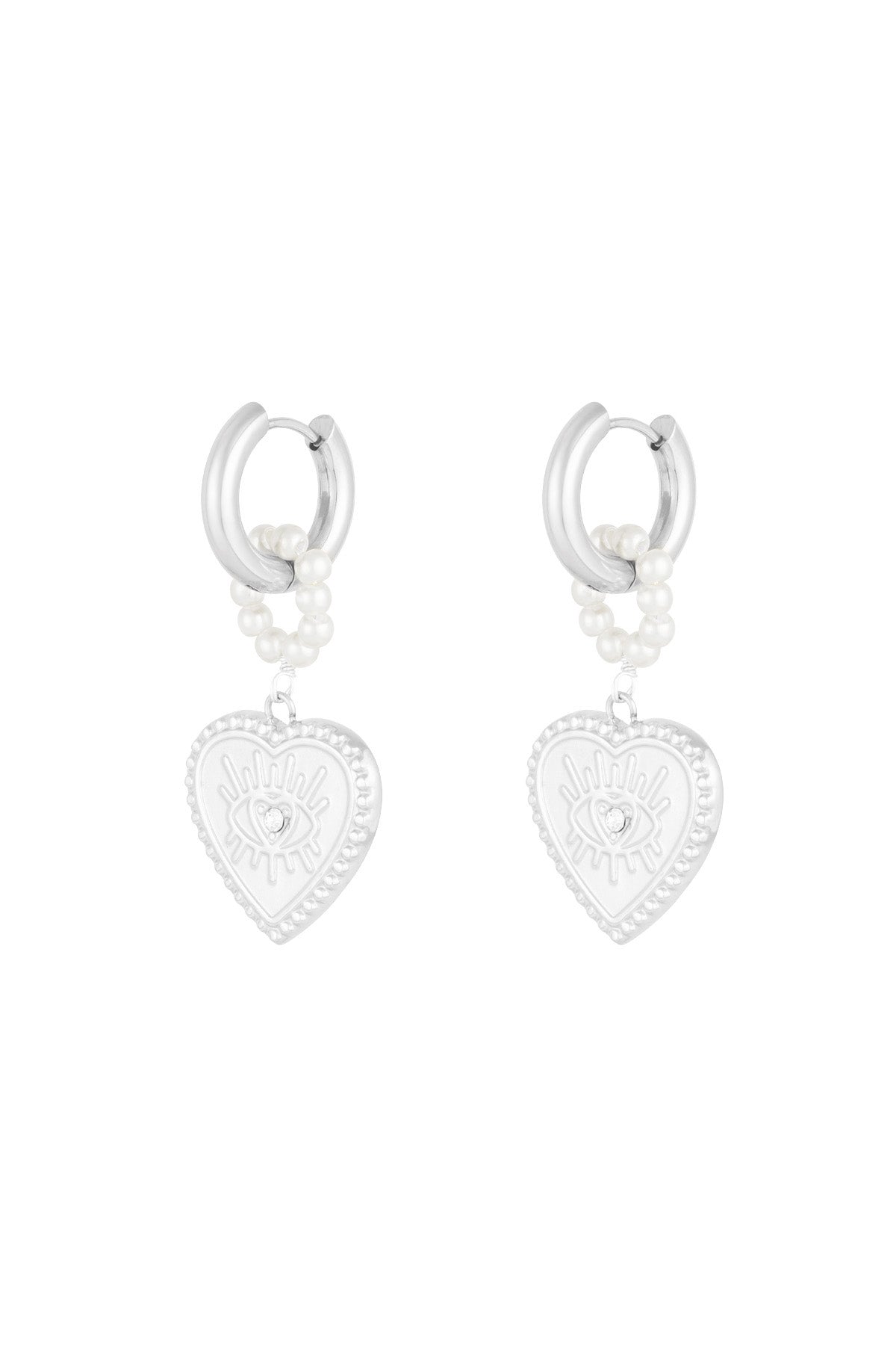 Elegant Drop Earrings in Silver & Gold - Timeless Style