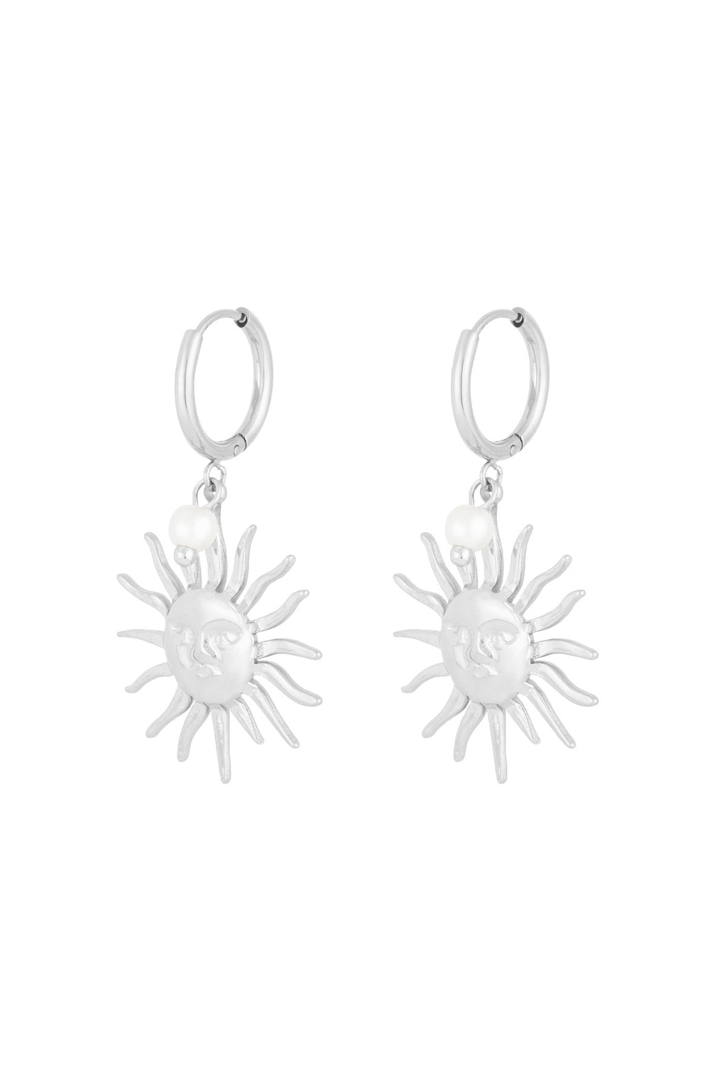 Elegant Drop Earrings in Silver & Gold