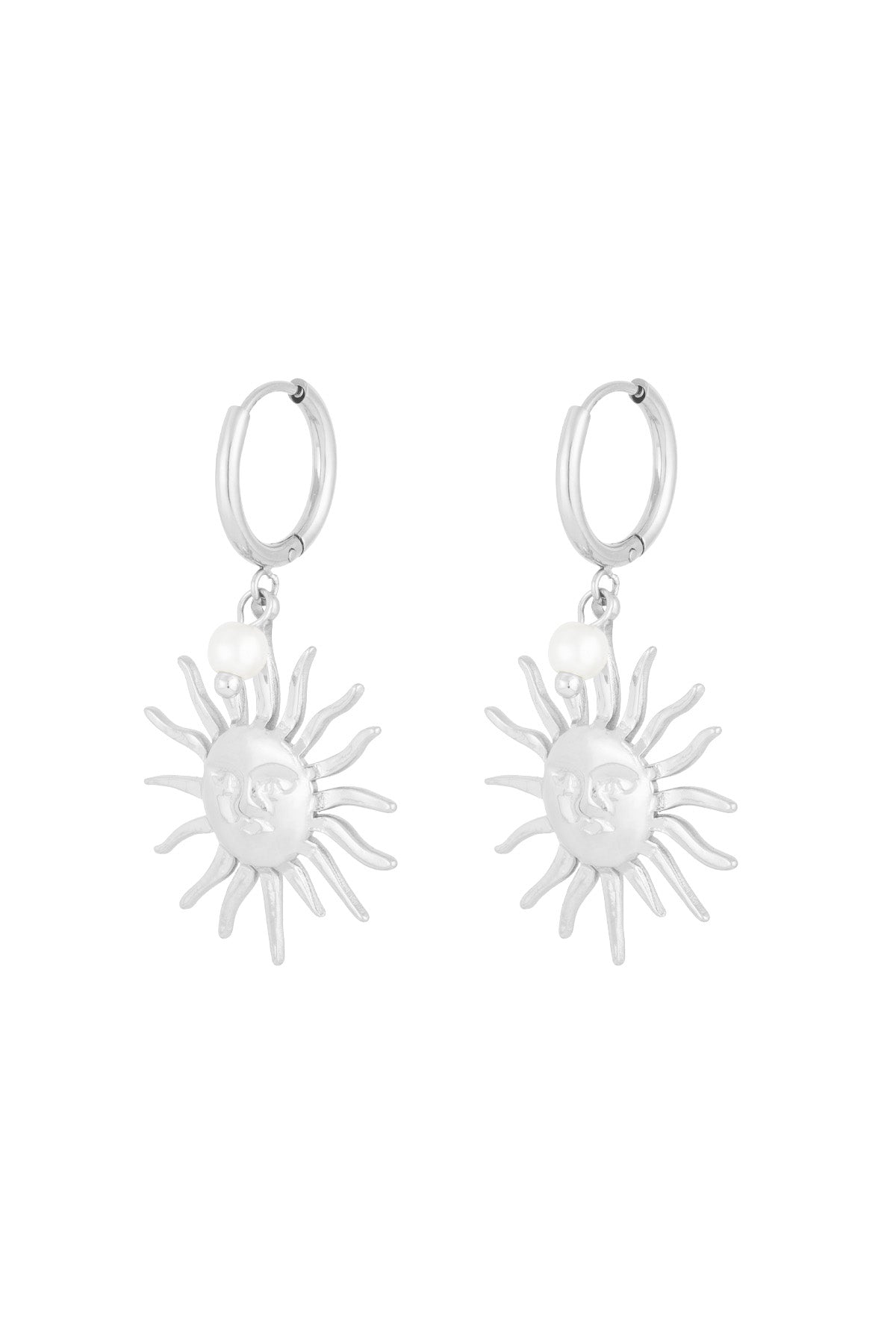 Elegant Drop Earrings in Silver & Gold