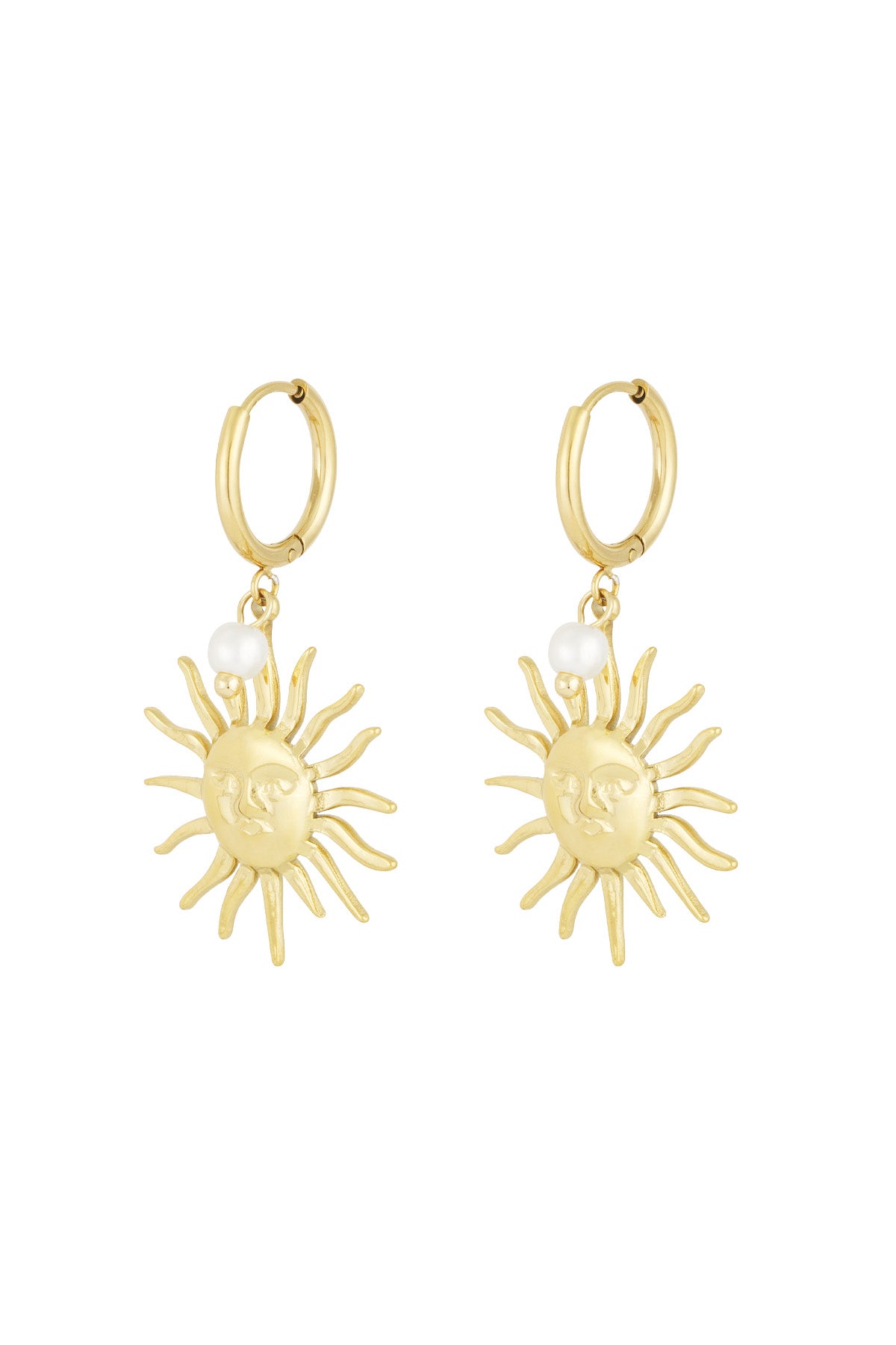 Elegant Drop Earrings in Silver & Gold