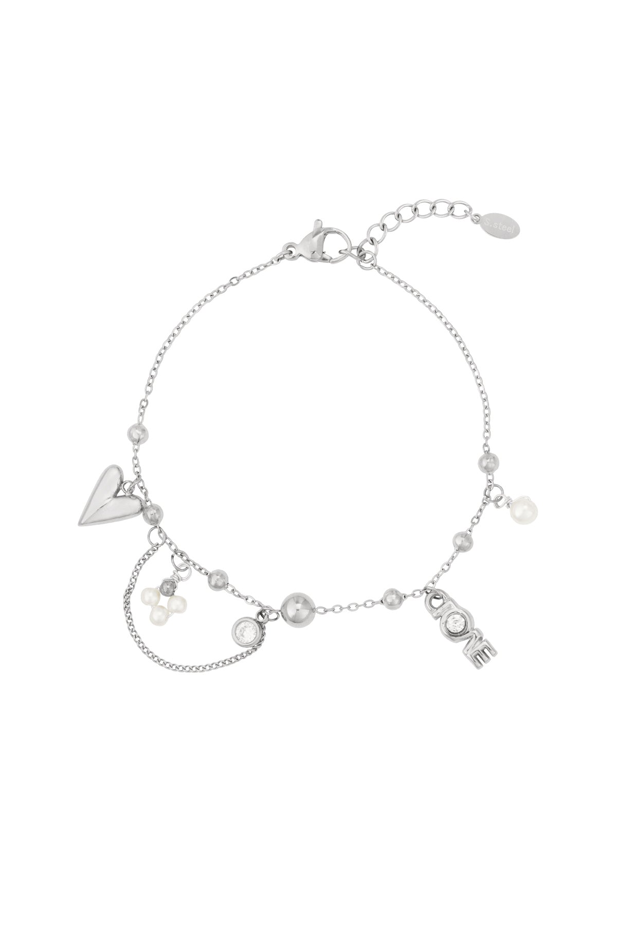 Elegant Charm Bracelets in Silver & Gold