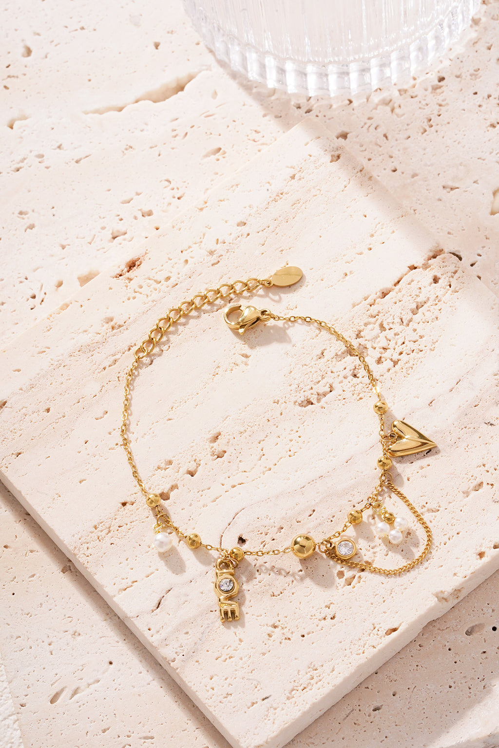 Elegant Charm Bracelets in Silver & Gold
