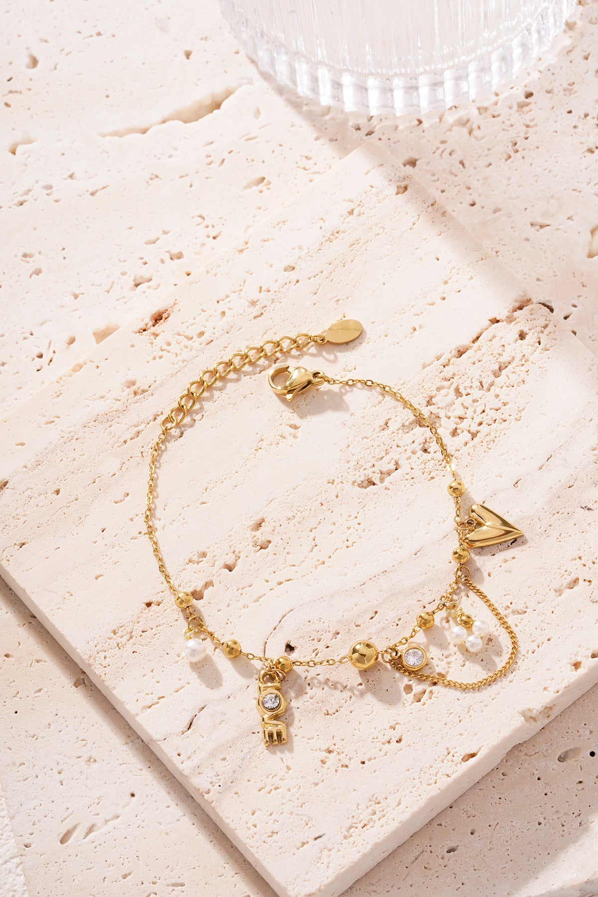 Elegant Charm Bracelets in Silver & Gold