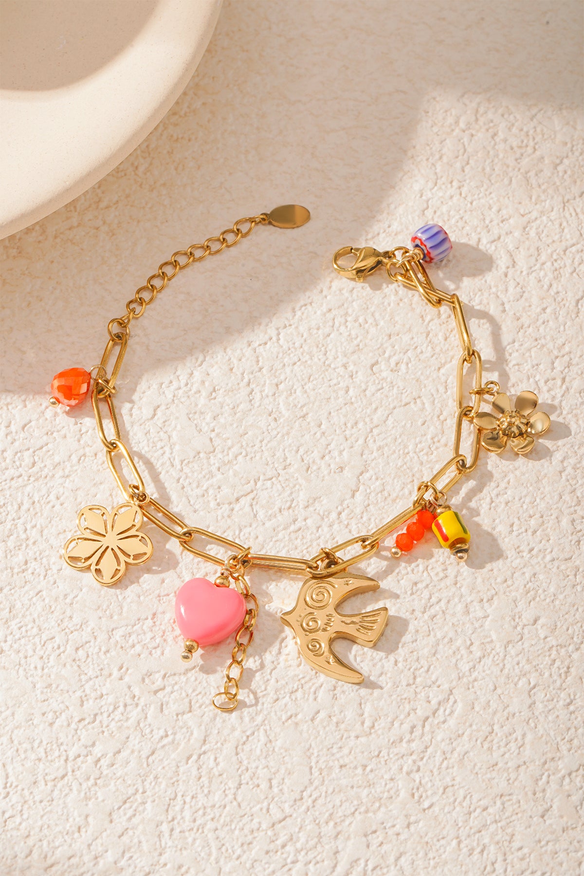 Elegant Gold Charm Bracelet for Everyday Glam