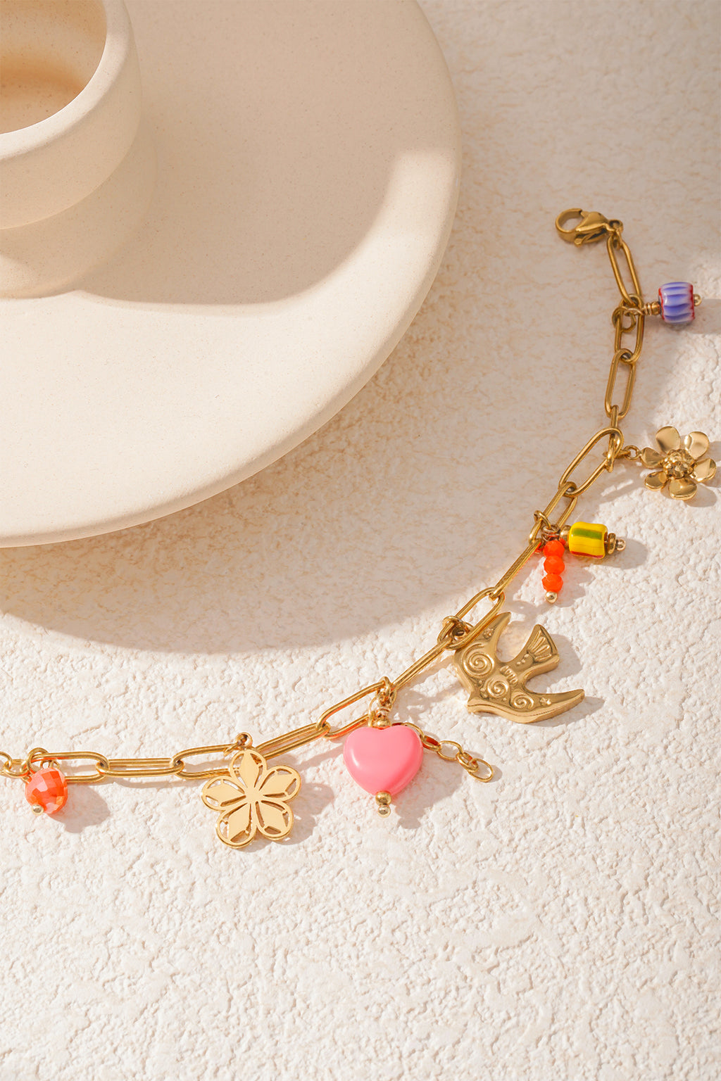Elegant Gold Charm Bracelet for Everyday Glam