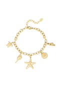 Elegant Gold Charm Bracelet for Stylish Women