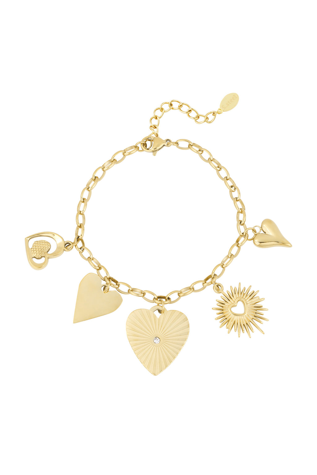 Elegant Gold Charm Bracelet for Stylish Women