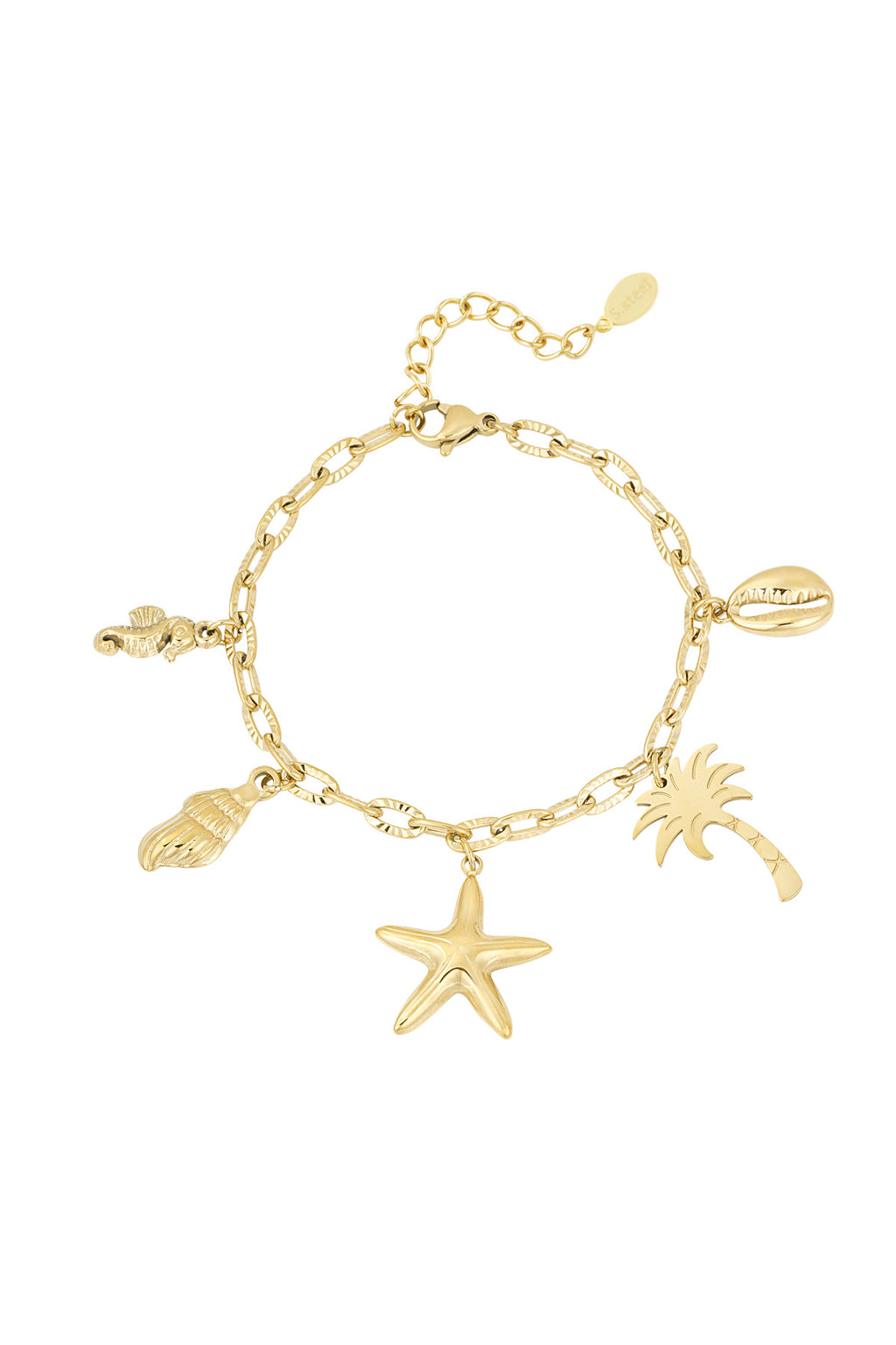 Elegant Charm Bracelets in Silver & Gold