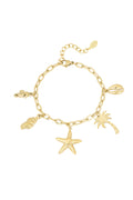 Elegant Charm Bracelets in Silver & Gold