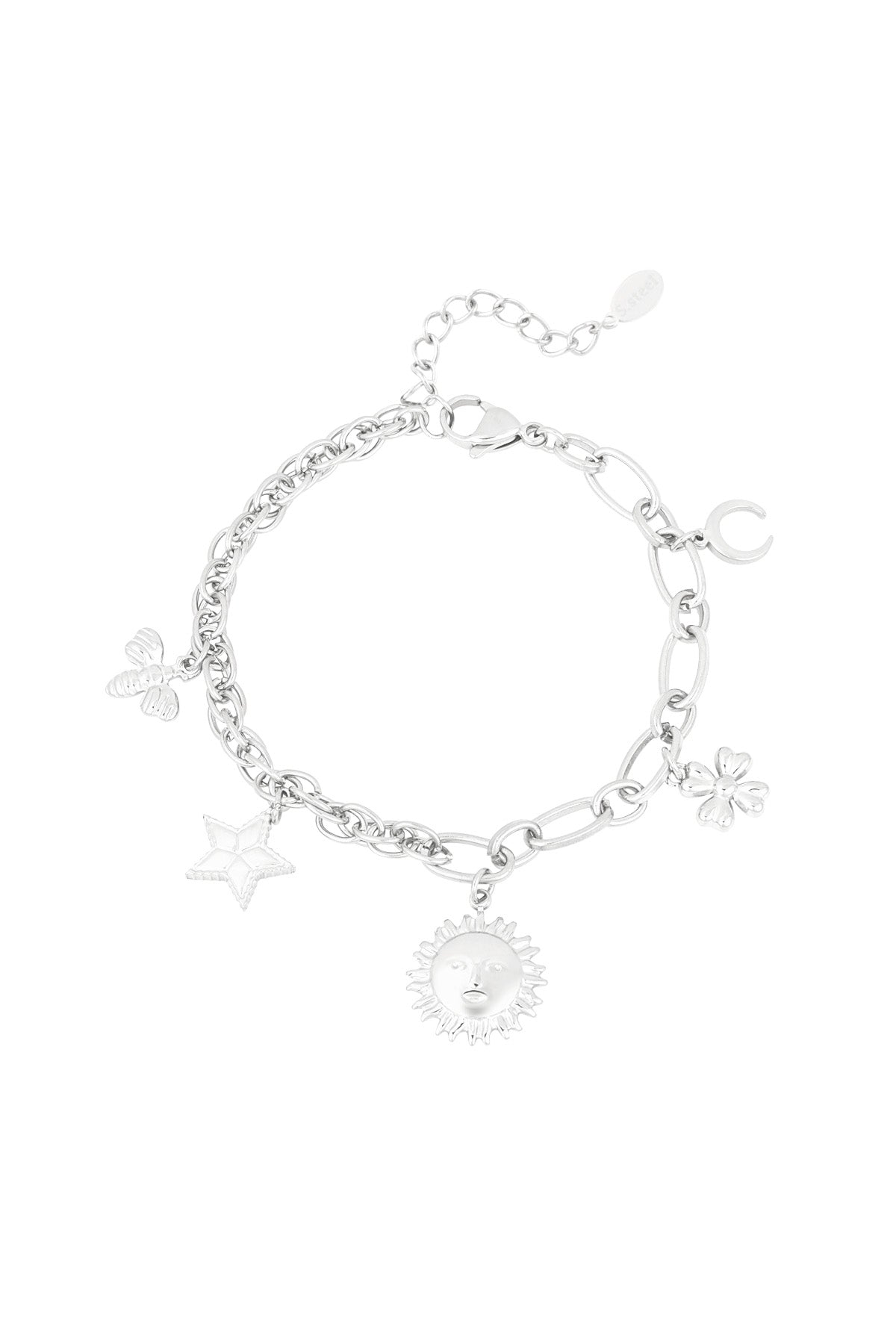 pulsera de dijes celestiales