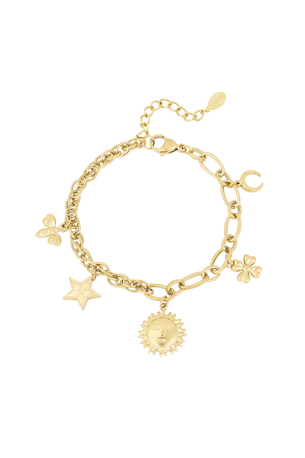 pulsera de dijes celestiales