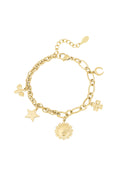 pulsera de dijes celestiales