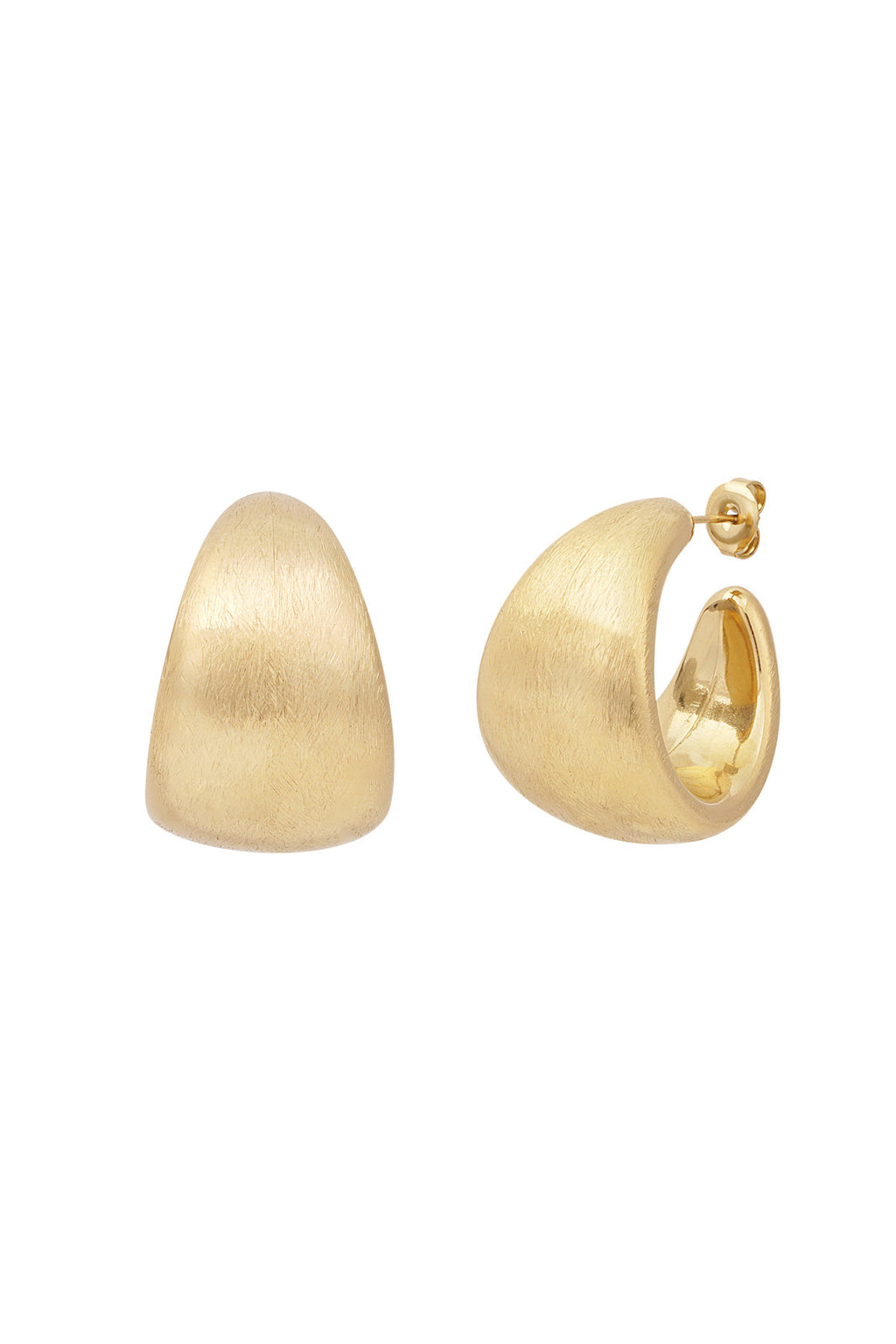 Elegant Statement Hoop Earrings in Silver & Gold