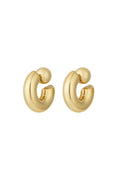 Stylish All-Fit 304S Steel Hoop Earrings
