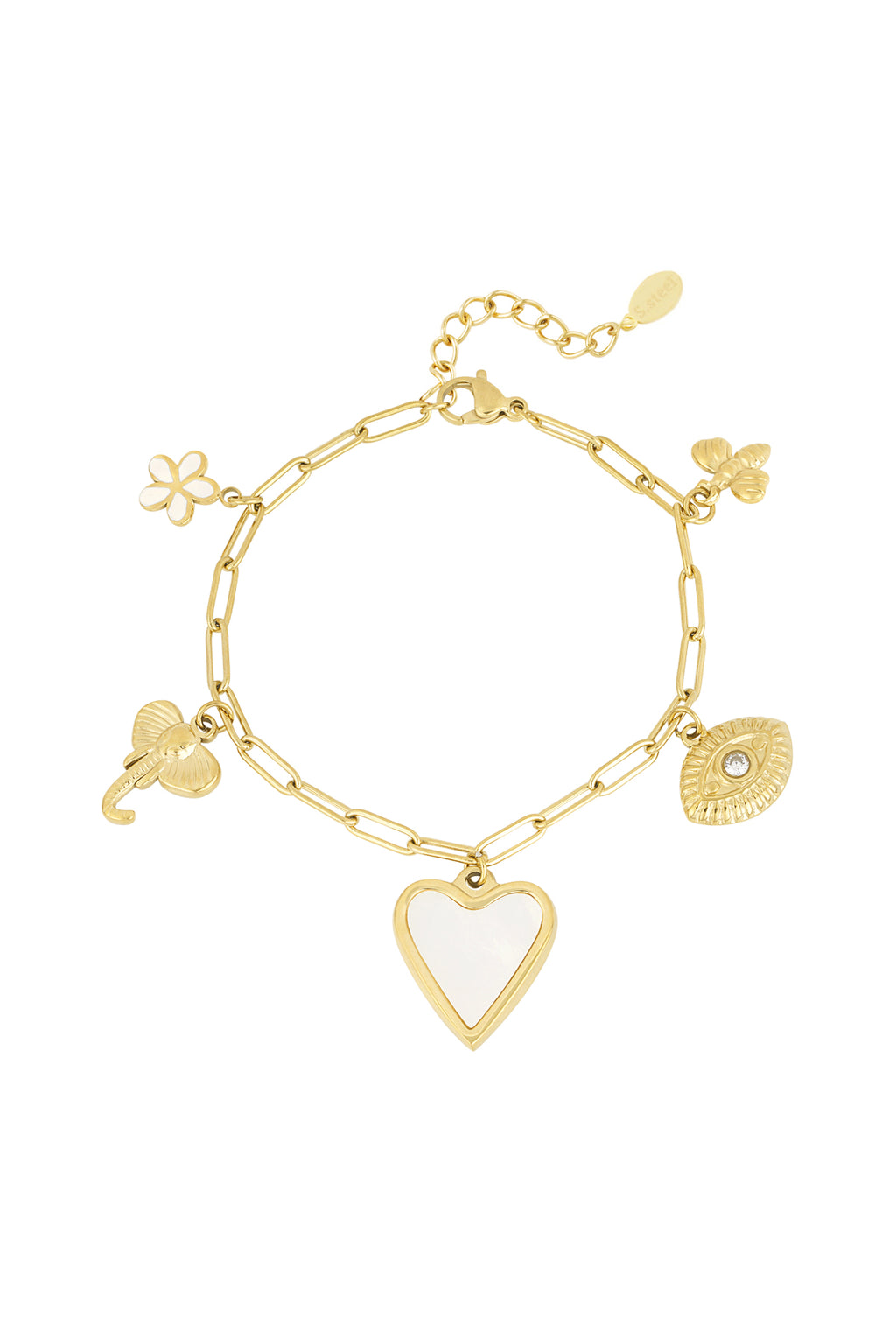 Elegant Charm Bracelets in Silver & Gold