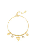 Elegant Charm Bracelets in Silver & Gold Tones