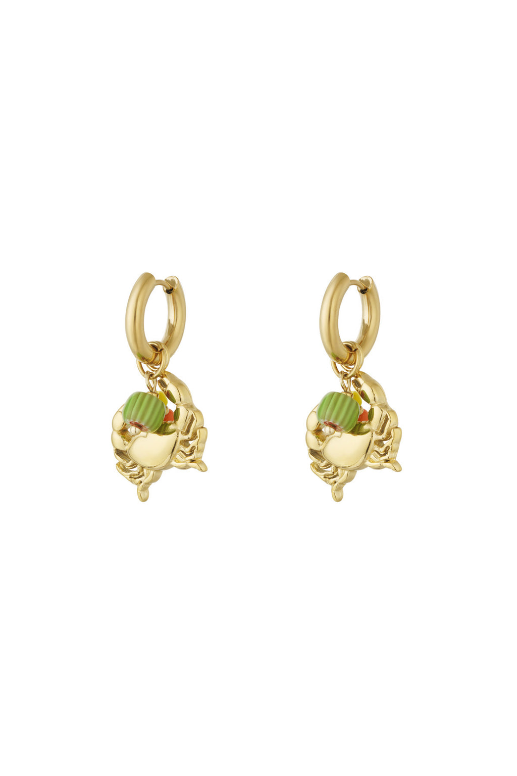 Elegant 14K Gold Plated Oceanic Drop Earrings