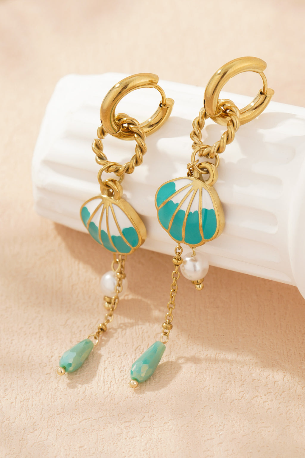 Elegant Gold Color Drop Earrings for Women