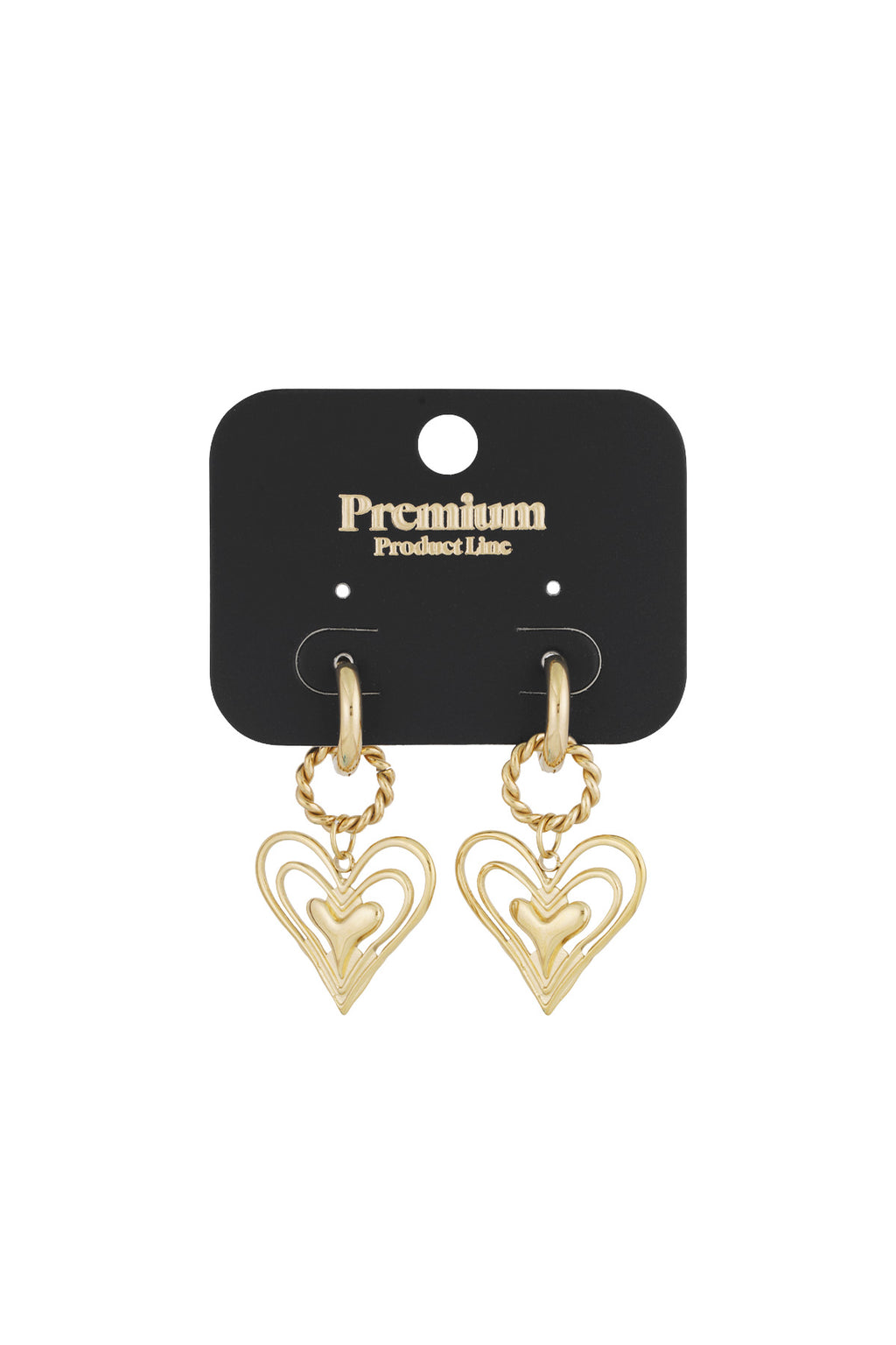 Elegant Statement Drop Earrings in Silver & Gold