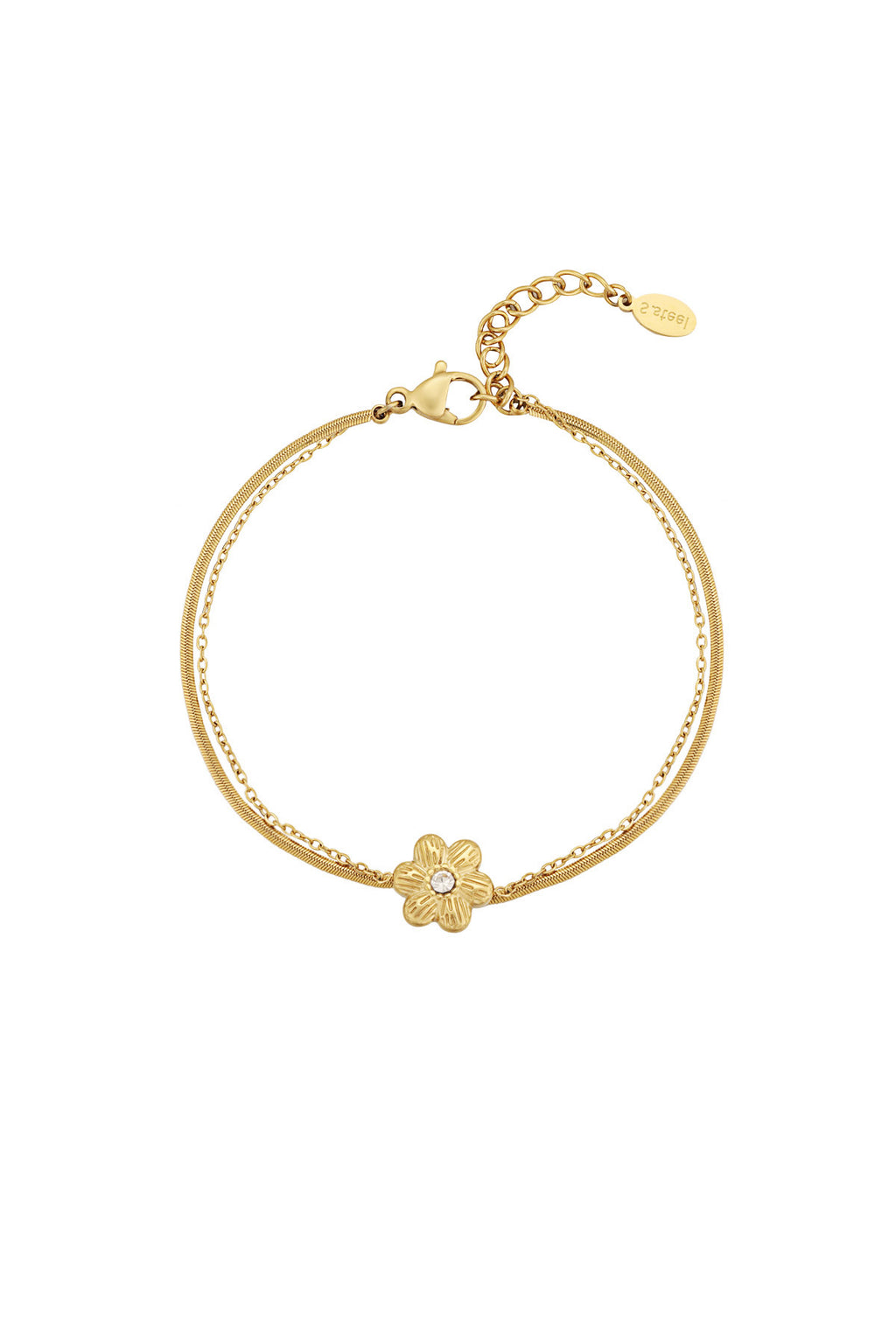 pulsera de amor con flores