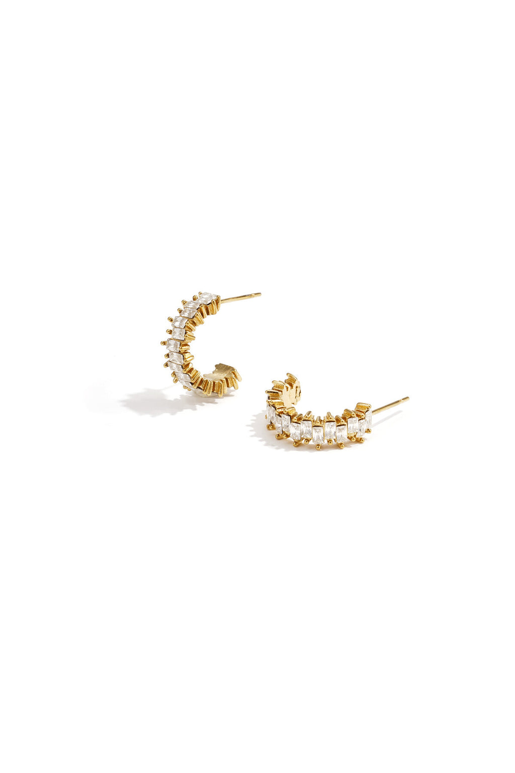 Elegant Rhinestone Hoop Earrings for All Occasions