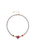 Elegant Beaded Short Necklace for Women, Perfect Fall/Winter Accessory