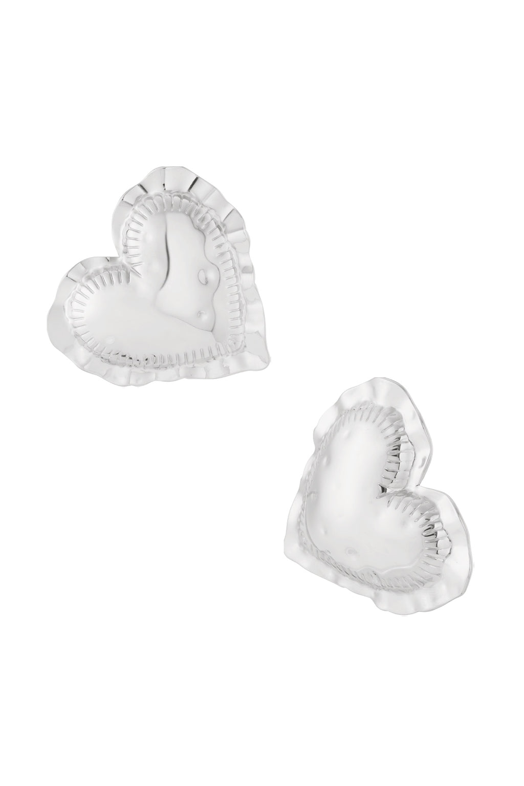 Elegant Heart Stud Earrings for Everyday Sparkle