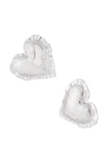 Elegant Heart Stud Earrings for Everyday Sparkle