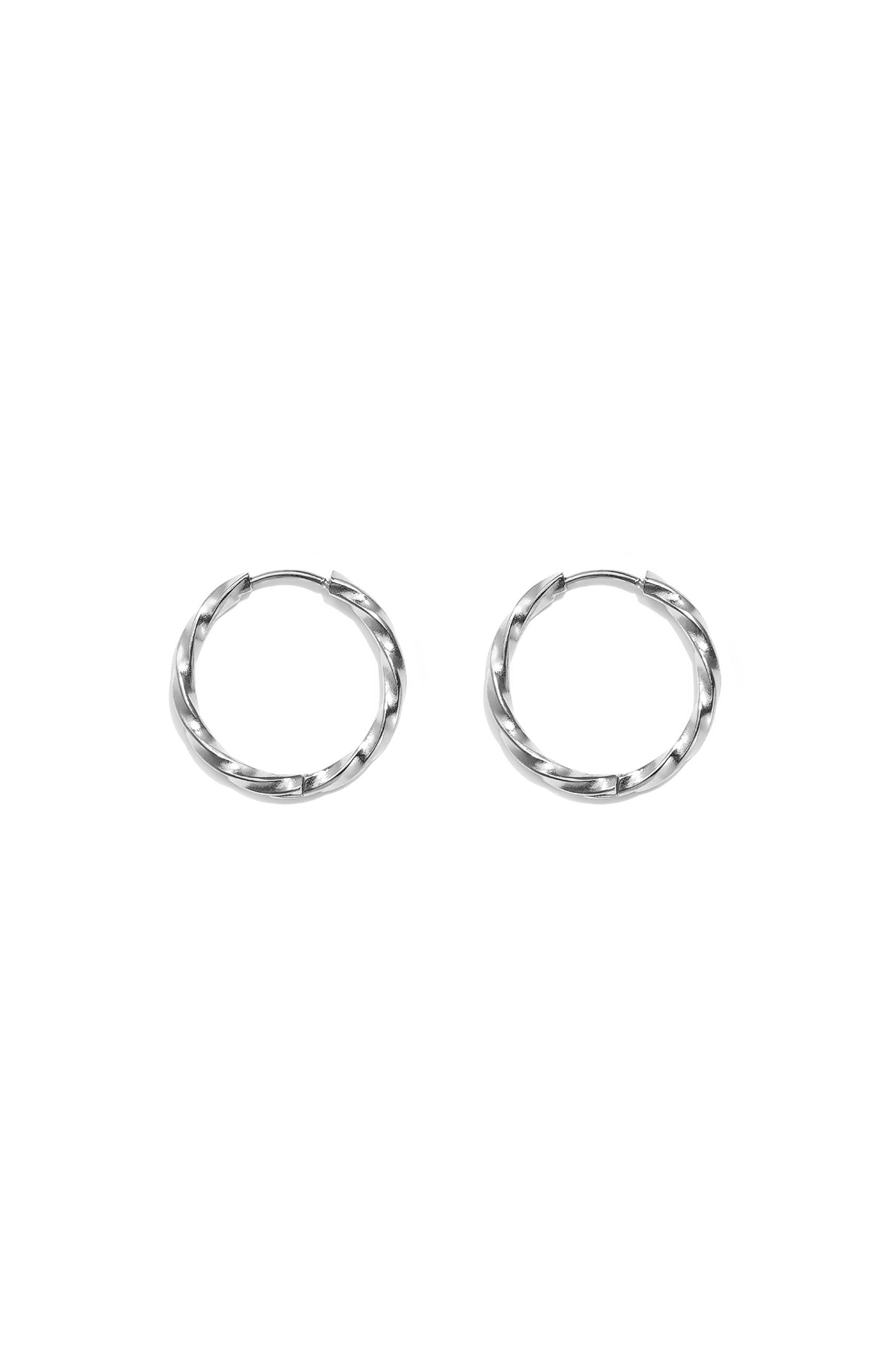 Conjunto de pendientes de acero inoxidable Circle Simple Daily Simple Series Joyería para mujer