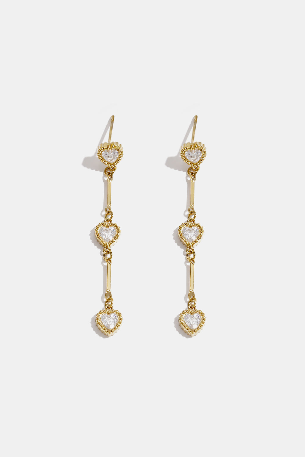 Pendientes colgantes de acero inoxidable con cadena, elegantes, ideales para reuniones o fiestas. Colección de lujo para mujer.